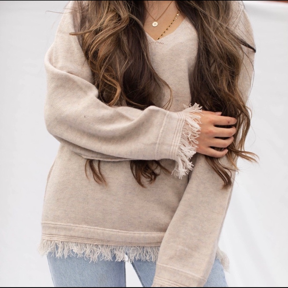 Promesa Fringe Sweater - Picture 1 of 6